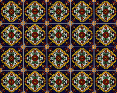 TalaMex Zarza Talavera Mexican Tile