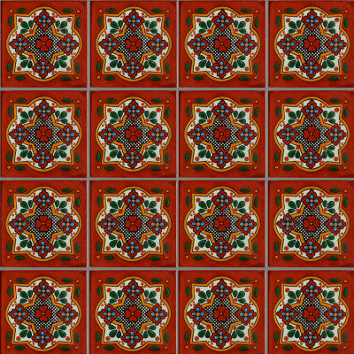 TalaMex Tepupa Talavera Mexican Tile