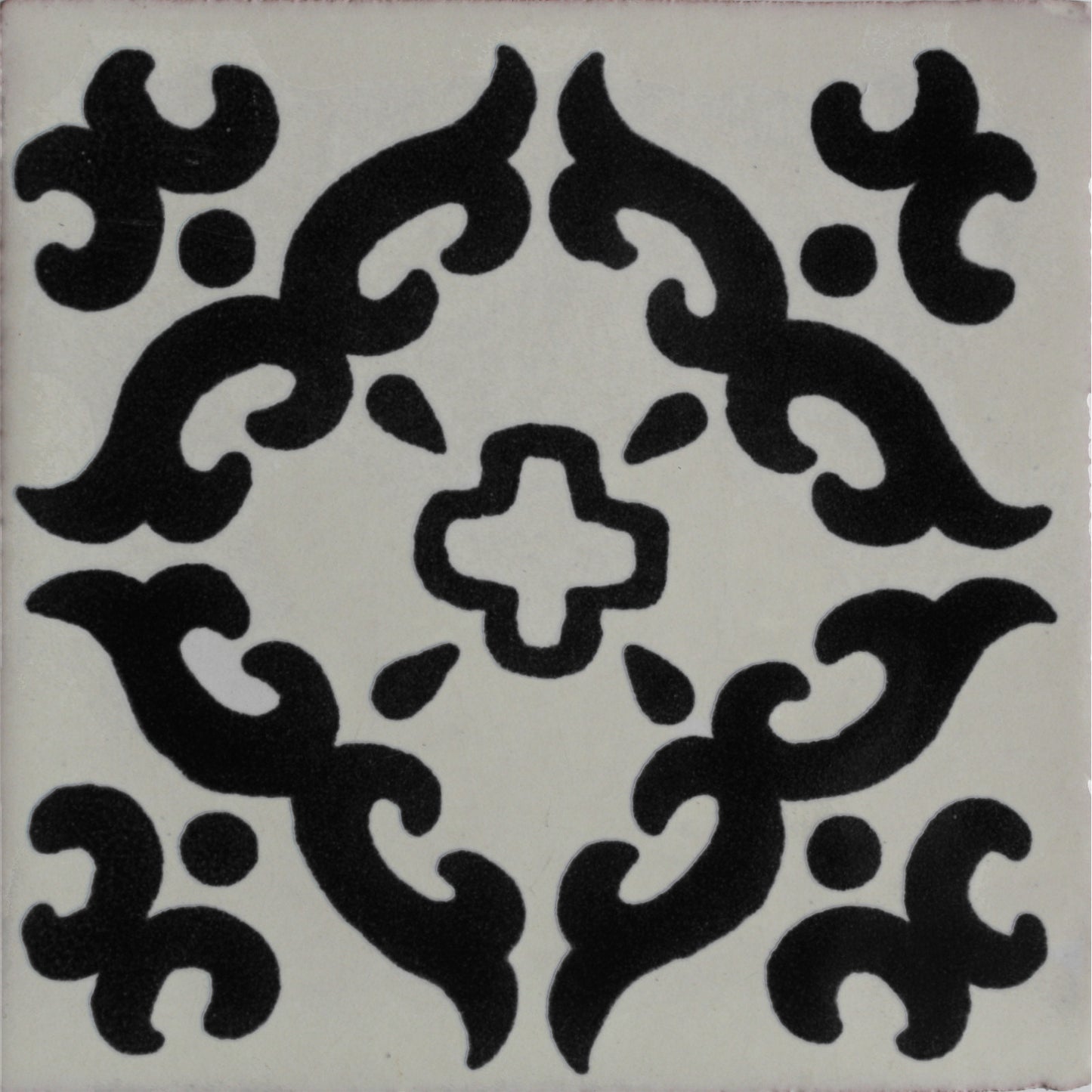 talamex_black_barroco_talavera_mexican_tile