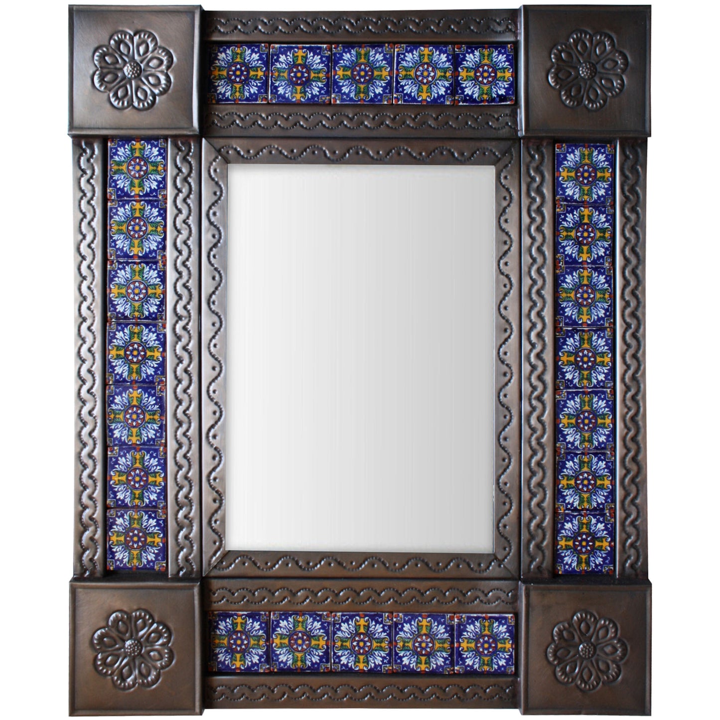 talamex_small_brown_aldeno_tile_mexican_mirror