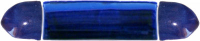 TalaMex Cobalt Blue Clay Talavera Quarter Round Beak