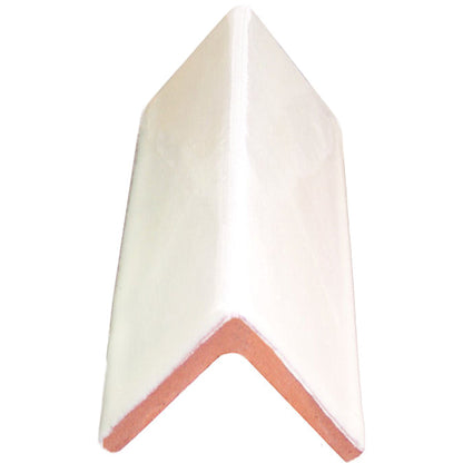 TalaMex Mexican White Talavera Clay V-Cap 6 in.