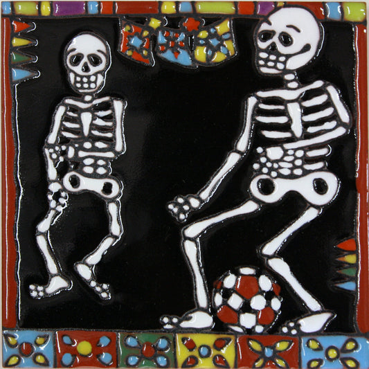 talamex_football_players._day-of-the-dead_clay_tile