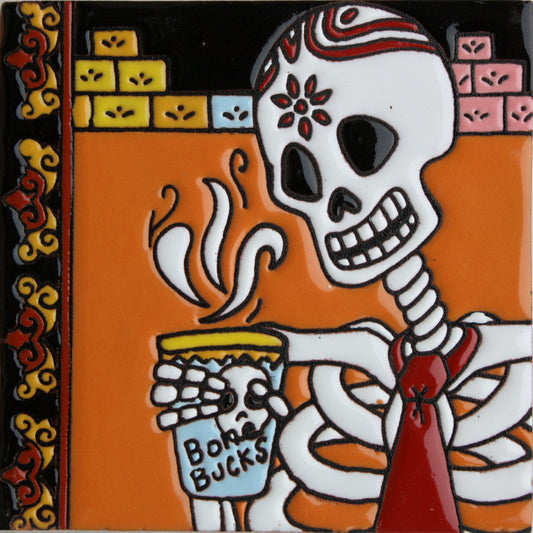 talamex_coffee_time._day-of-the-dead_clay_tile
