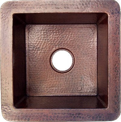 weathered_undermount_hammered_copper_kitchen_sink