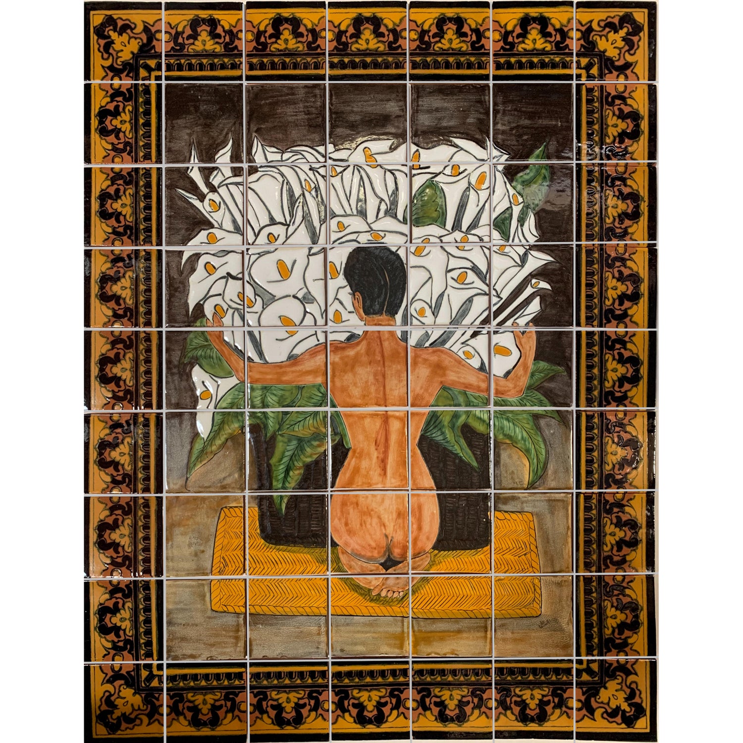 talamex_callalillies_basket_clay_talavera_tile_mural
