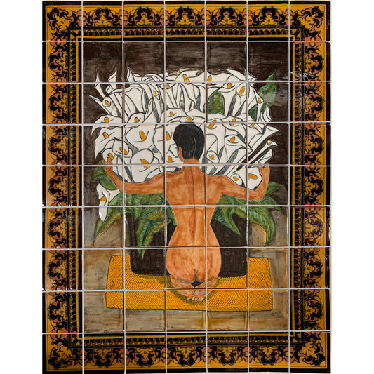 talamex_callalillies_basket_clay_talavera_tile_mural
