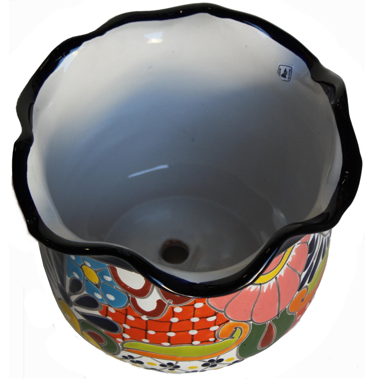 TalaMex Aranza Mexican Colors Talavera Ceramic Garden Pot