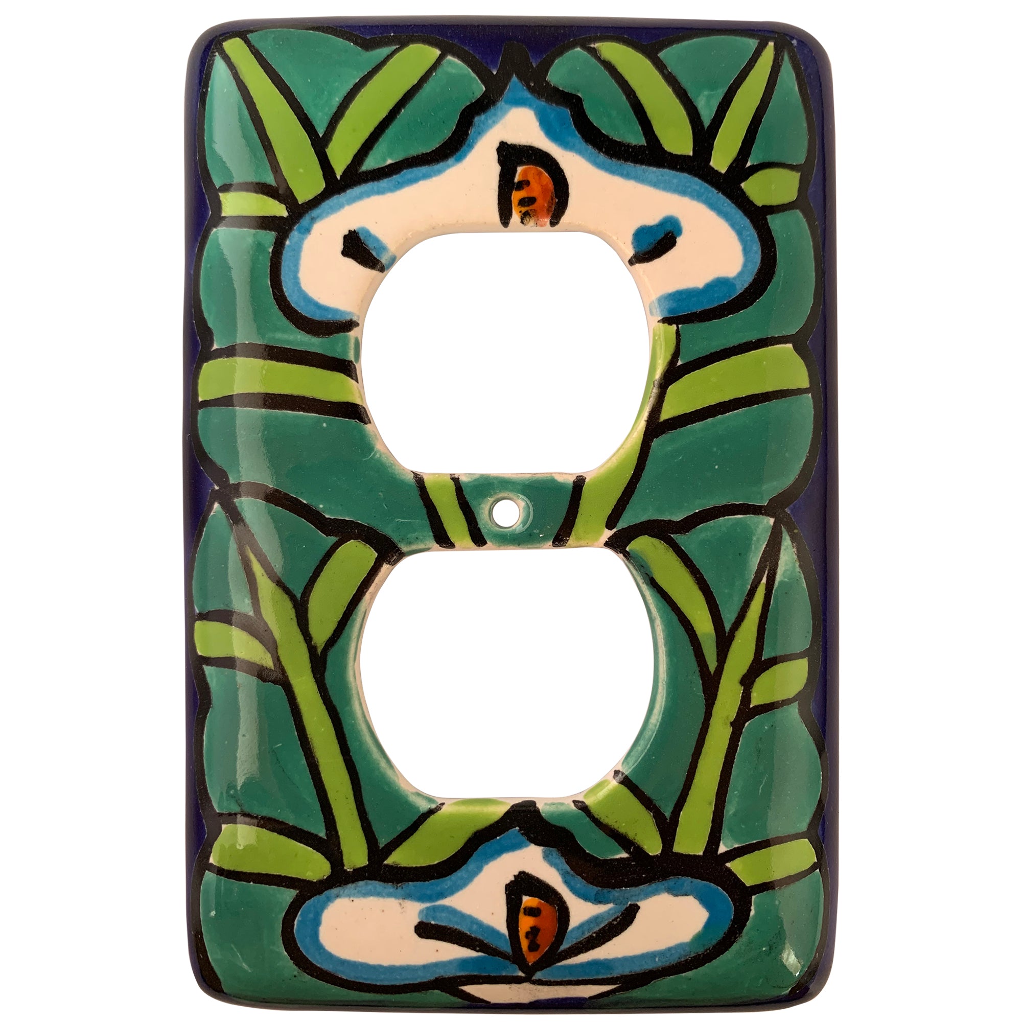 Tile Switch talamex lily outlet mexican talavera ceramic switch plate – La Hacienda ...