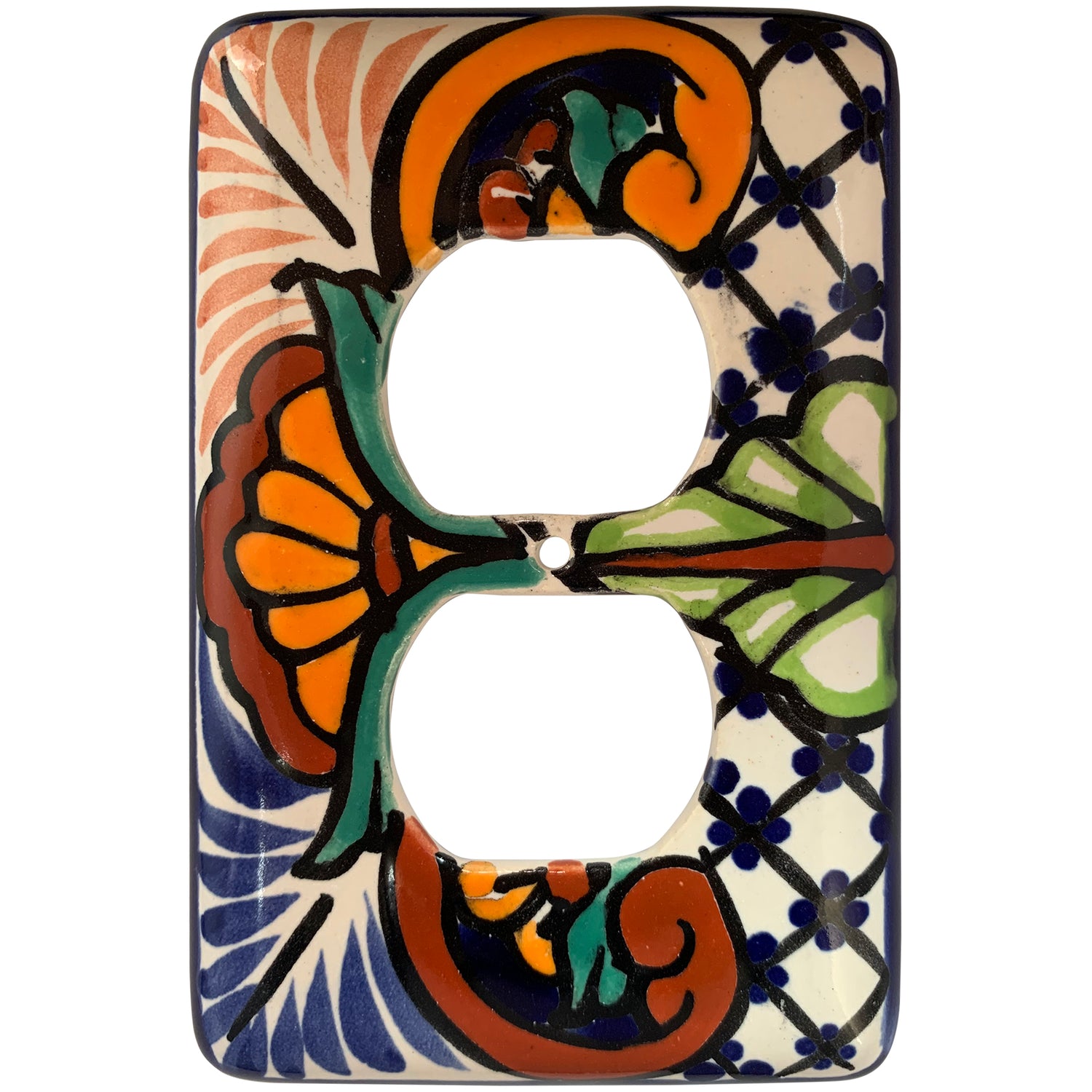 talamex_mantel_outlet_mexican_talavera_ceramic_switch_plate