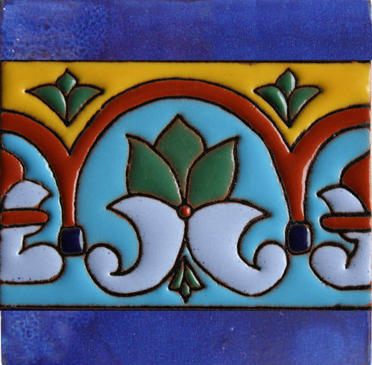 talamex_aqua_border_raised_talavera_mexican_tile