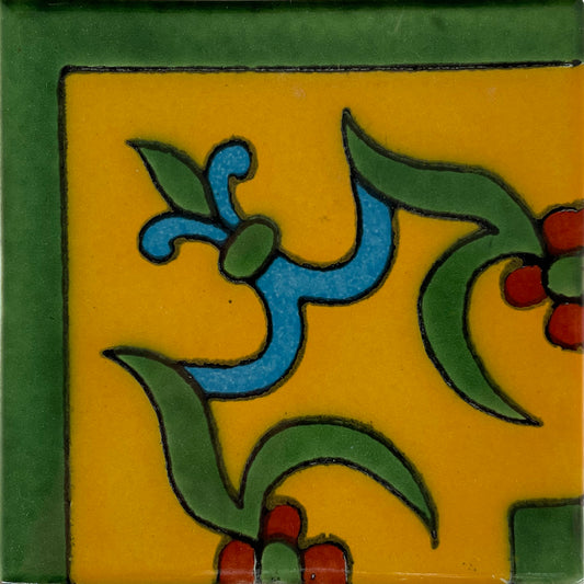 talamex_yellow_liz_corner_talavera_mexican_tile
