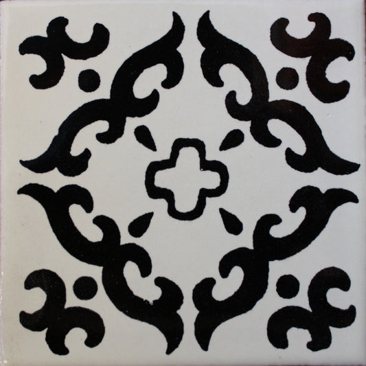 talamex_black_barroco_mexican_tile
