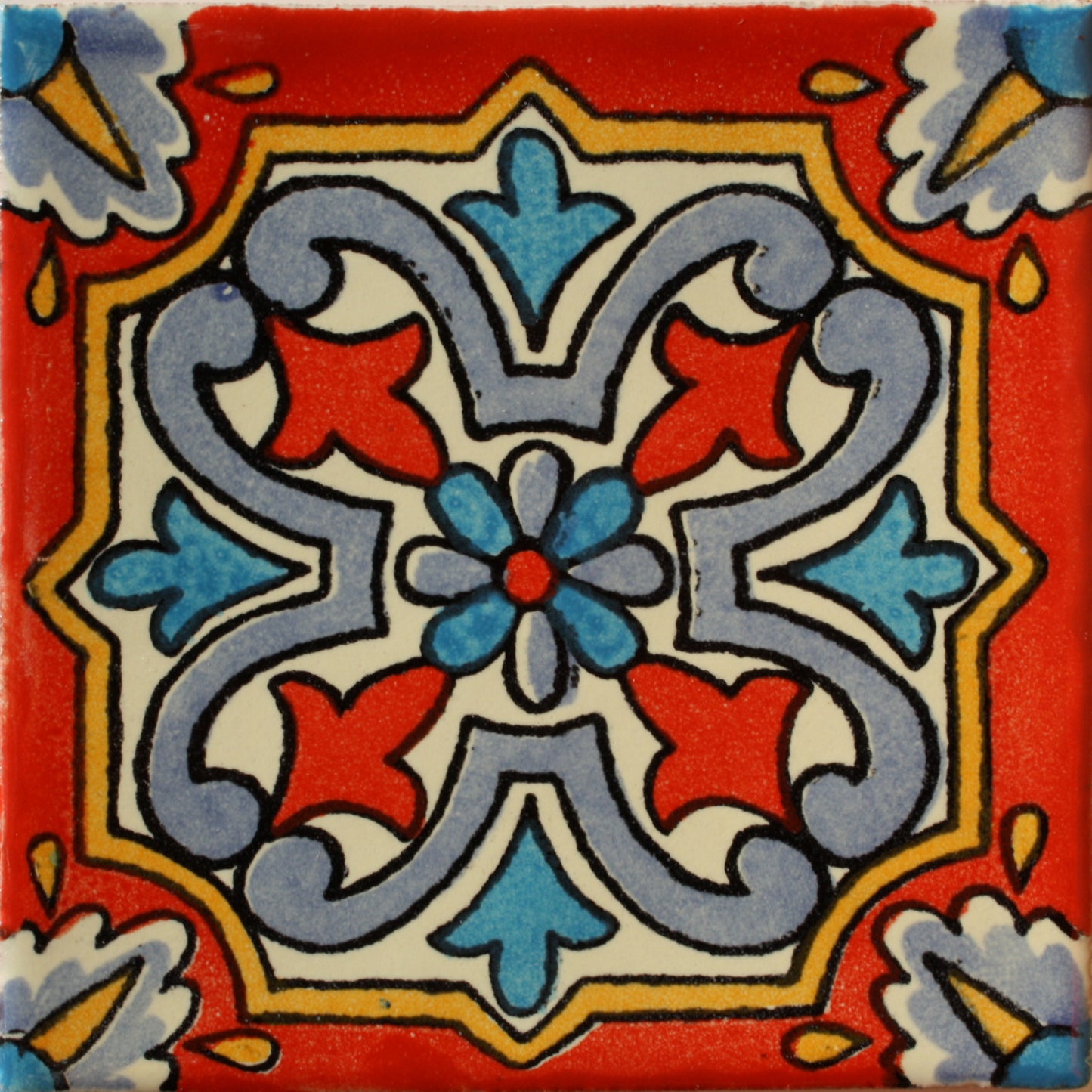 talamex_red_picota_talavera_mexican_tile