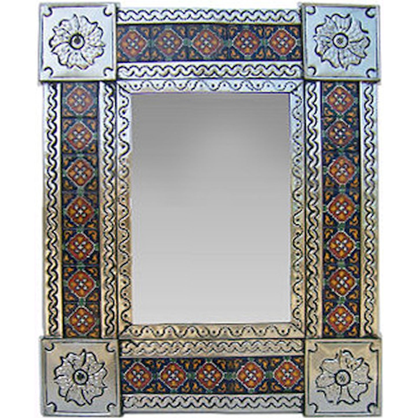 talamex_small_silver_granada_tile_talavera_tin_mirror