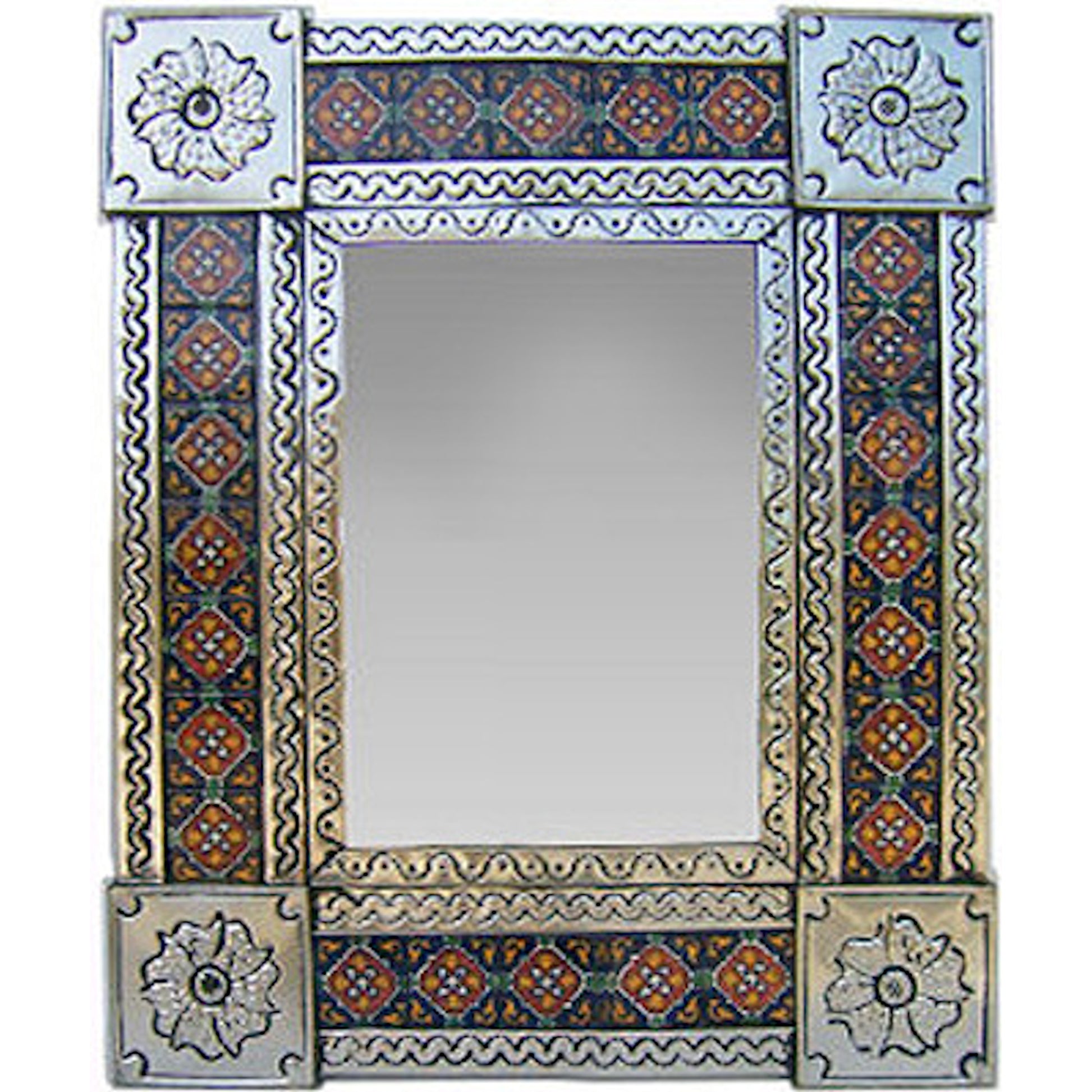 talamex_small_silver_granada_tile_talavera_tin_mirror