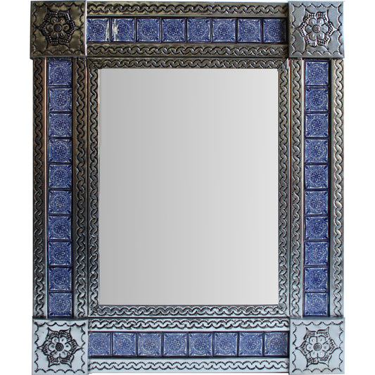talamex_medium_silver_target_tile_mexican_mirror
